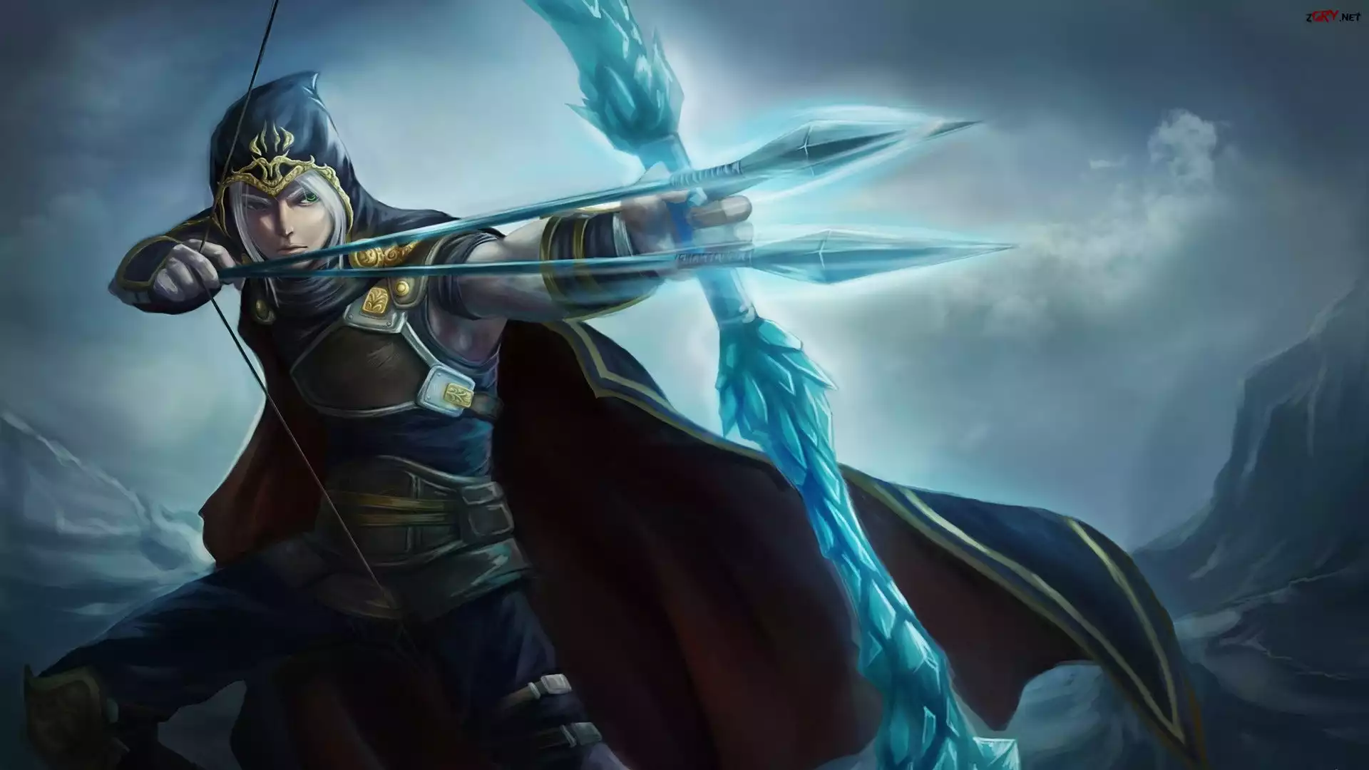 Gra, League Of Legends, Lodowa, £uczniczka, Ashe, Strza³y, £uk